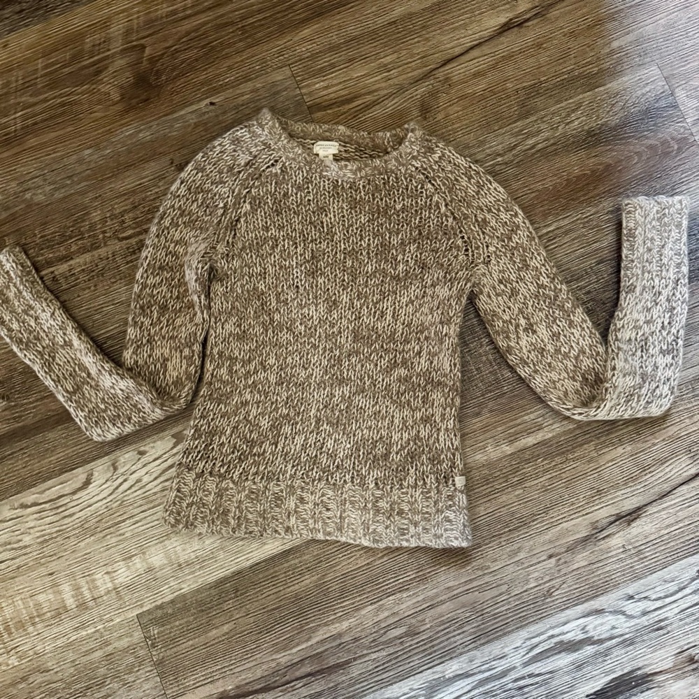 American Eagle Outfitters Marled Brown Sweater Size Medium